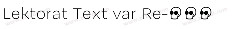 Lektorat Text var Re字体转换